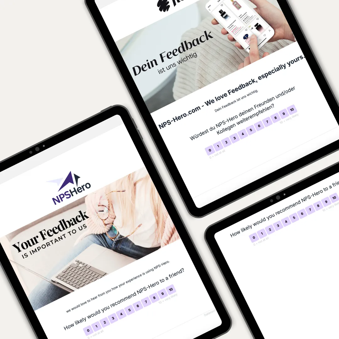 NPS Hero Example Questionnaires
